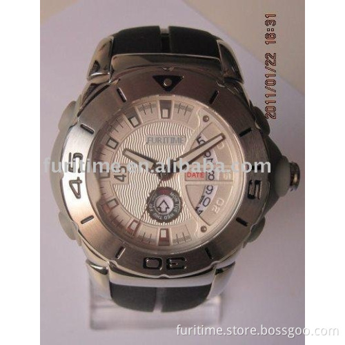 new design wrist watch for men,chronograph stainless steel watch, hot sporty watch